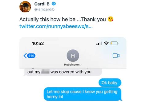 cardi b and offset leaked|Inside Cardi B and Offsets Leaked Text Messages